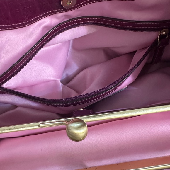 Vintage Coach shoulder bag from 2008 with kiss lock - Picture 6 of 10